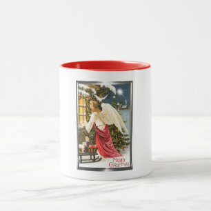 Mug Joyeux Noël Vintage Noël Angel Design