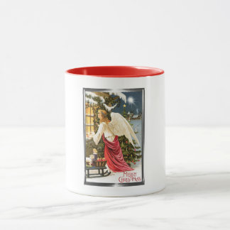 Mug Joyeux Noël Vintage Noël Angel Design