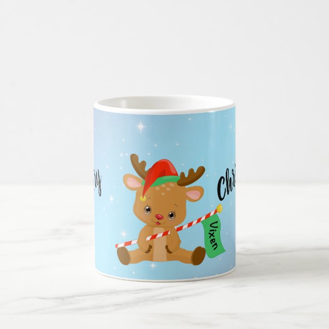Mug Joyeux Noël Vixen Reindeer (Centre)