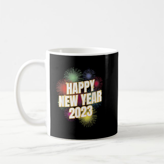 Mug Joyeux Nouvel An 2023 Compte à rebours du Nouvel A (Gauche)