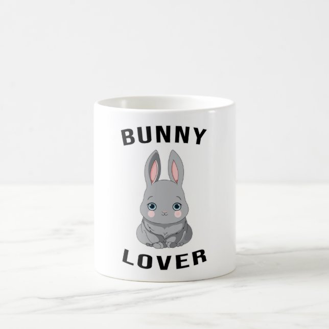 Mug Joyeux Oeuf de Pâques printemps mignonne Bunny Lov (Centre)
