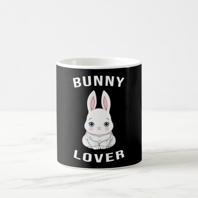 Mug Joyeux Oeufs de Pâques Printemps Lapin Amant Drôle (Centre)