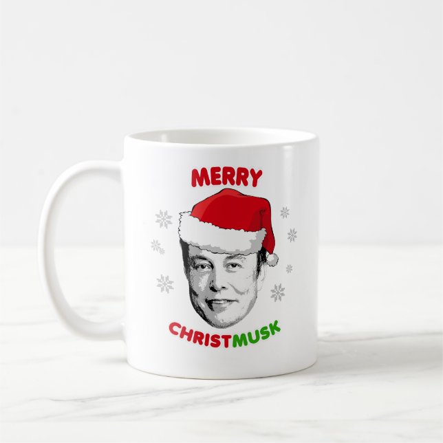 Mug Joyeux ornement en céramique Christmusk (Gauche)