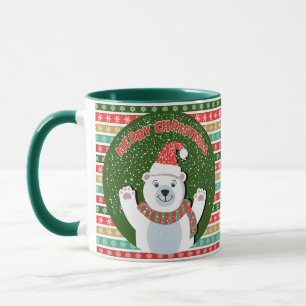 Mug Joyeux ours en peluche de Noël