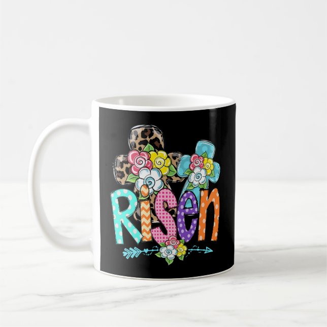 Mug Joyeux Pâques Pour Maman Chrétienne Il Est Ressusc (Gauche)