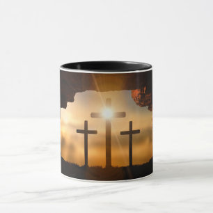 Mug Joyeux Pâques Trois Croix vacances