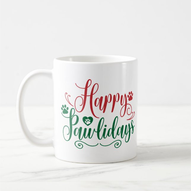 Mug Joyeux Pawlidays Fantastique Noël (Gauche)