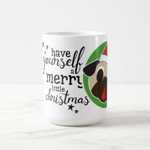 Mug Joyeux petit faon Père Noël de Noël
