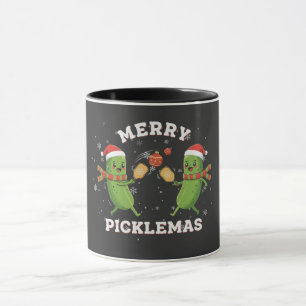 Mug  Joyeux Picklemas Pickleball de Noël Mignon 
