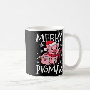 Mug Joyeux Pigmas Drôle Cochon Noël Père Noël Cochon N