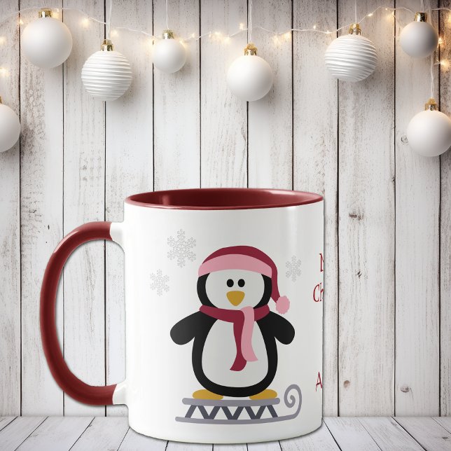 Mug Joyeux pingouin de Noël (Créateur téléchargé)