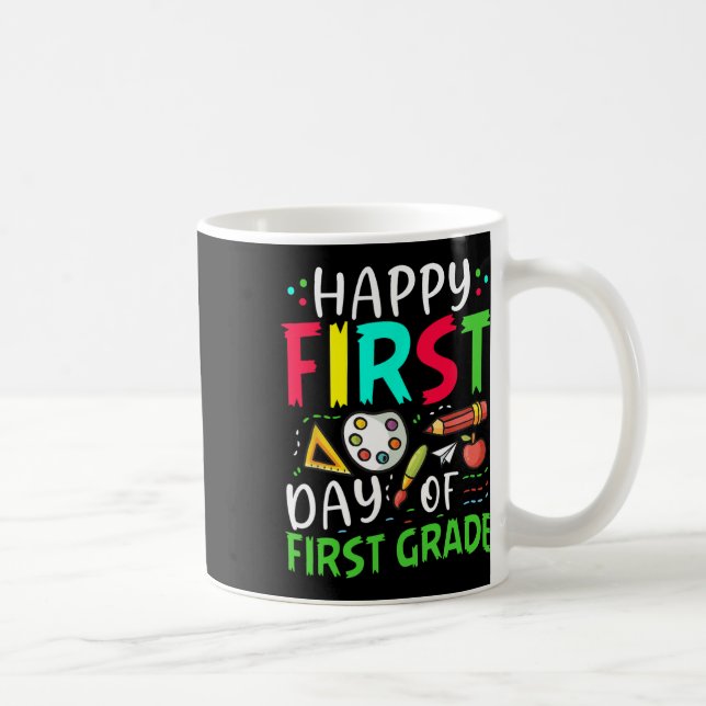 Mug Joyeux premier jour de première année garçons fill (Droite)