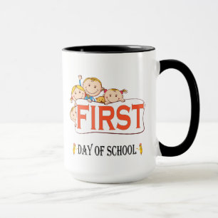 Mug Joyeux premier jour d'école Retour à l'école bébé