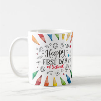 Mug Joyeux premier jour d'école | Revenir à l'école