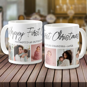 Mug Joyeux Premier Noël en tant que Grand-mère 5 Colla