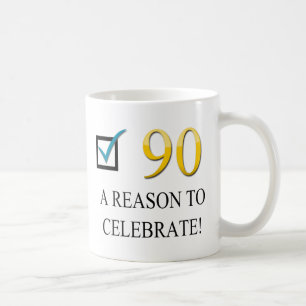 Mug Joyeux quatre-vingt-dixième anniversaire