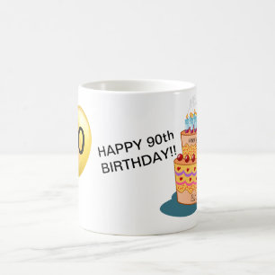 Mug - Joyeux quatre-vingt-dixième anniversaire - tass