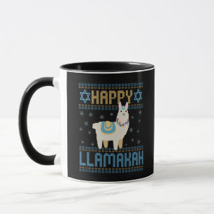 Mug Joyeux Ramakah Drôle juif Hanoukka Lama cadeau