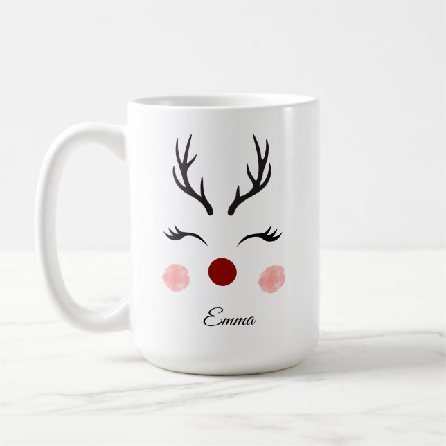 Mug Joyeux Renne de Noël  (Gauche)