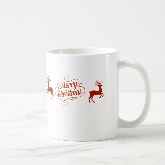 Mug Joyeux rennes de Noël (Droite)