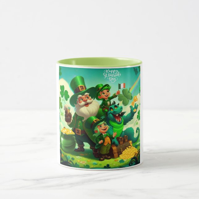 Mug Joyeux Saint Patrick's Day coloré (Centre)