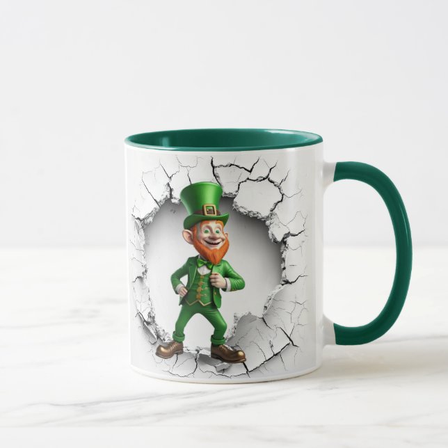 Mug Joyeux Saint Patrick's Day Leprechaun (Droite)