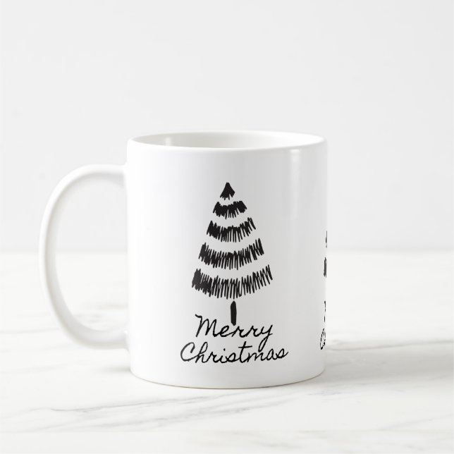 Mug Joyeux sapin de Noël (Gauche)
