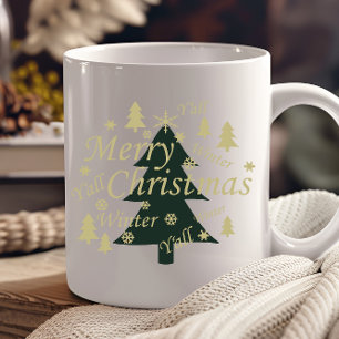 Mug Joyeux sapin de Noël décoré