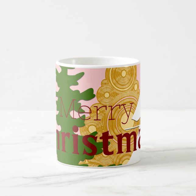 Mug Joyeux sapin rose (Centre)