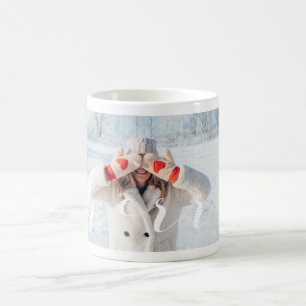 Mug Joyeux script Disposition photo simple et moderne