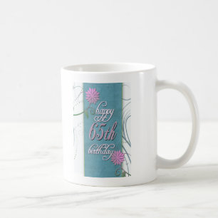 Mug Joyeux soixante-cinquième anniversaire avec des