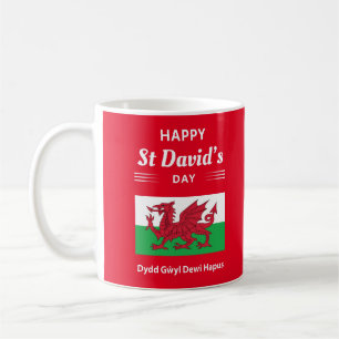 Mug Joyeux St David's Day Dydd Gala Gallois Dewi Hapus