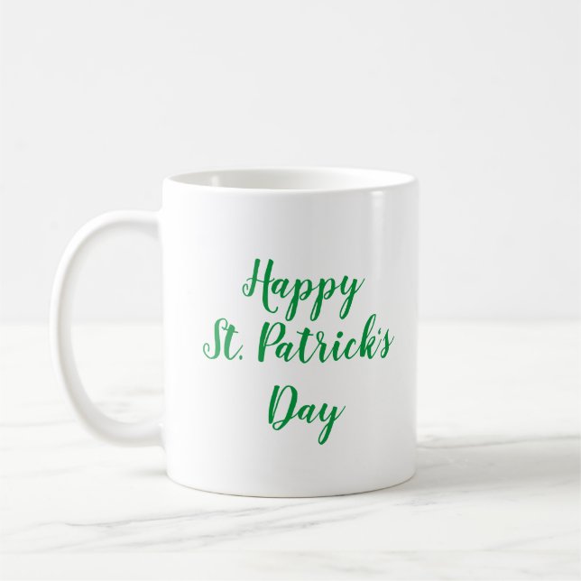 Mug Joyeux St. Patrick's Day Green (Gauche)