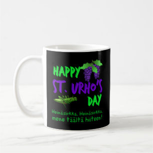 Mug Joyeux St Urho'S Day Grasshopper Finlandais Nouvea