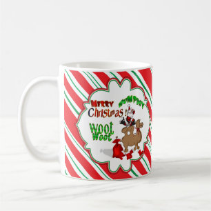 Mug Joyeux Sucre de canne de Noël Woot