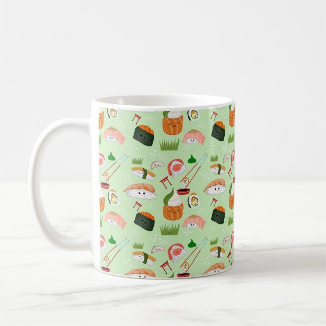 Mug Joyeux Sushi Kawaii (Gauche)
