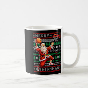 Mug Joyeux Swishmas Basket-ball Noël Moche Xmas Hommes