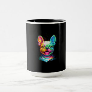 Mug joyeux taureau français sourire cadeau visage