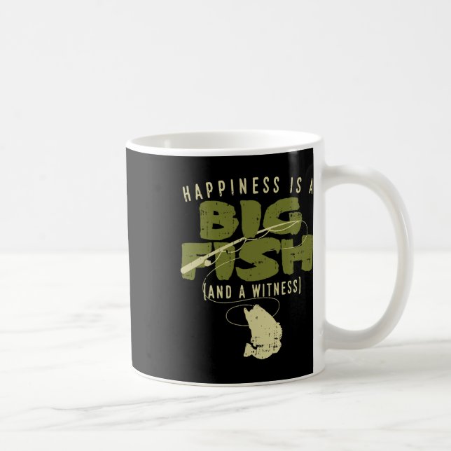 Mug Joyeux Témoin de poisson Gros Pêcheur pêcheur Angl (Droite)