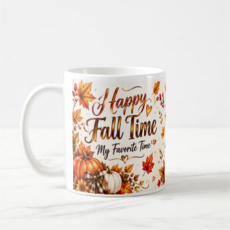 Mug Joyeux Temps d'Automne – Mon Moment Préféré | Auto