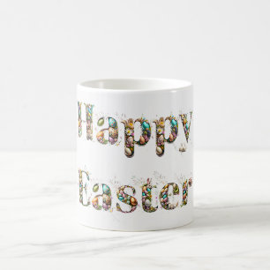 Mug Joyeux texte décoratif de Pâques
