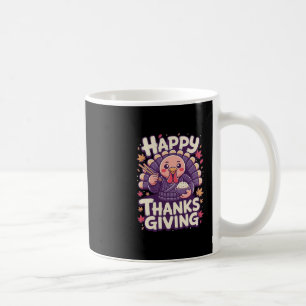 Mug Joyeux Thanksgiving Dinde Mignonne Avec Riz Japona