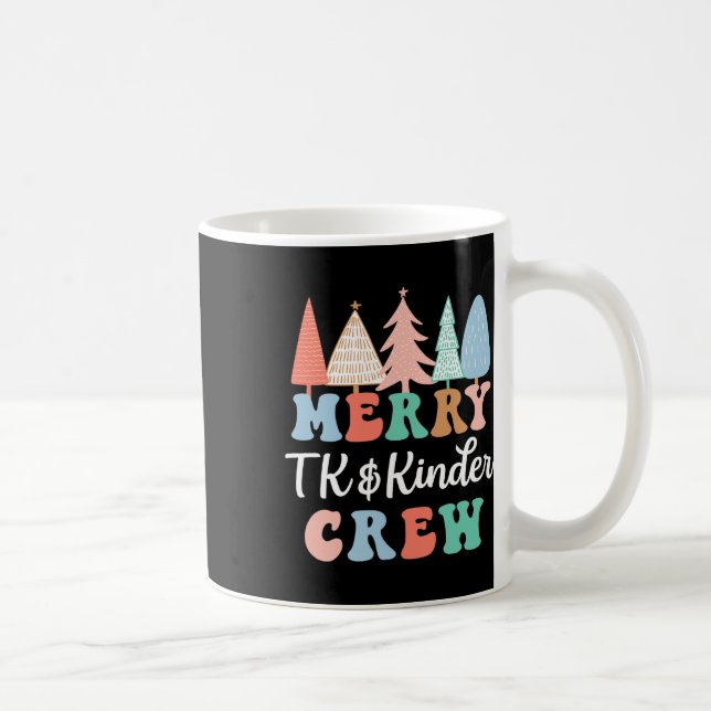 Mug Joyeux Tk et Kinder Crew Professeur de maternelle  (Droite)