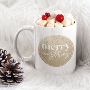 Mug Joyeux tout Texture dorée