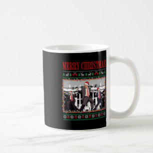 Mug Joyeux Trumpmas - Danse du Père Noël Donald Trump