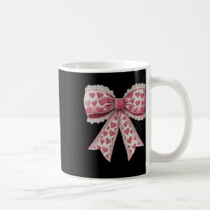 Mug Joyeux Valentines Jour Coquette Dentelle Bow Coeur