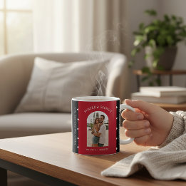 Mug Joyeux Valentines jour moderne simple photo romant