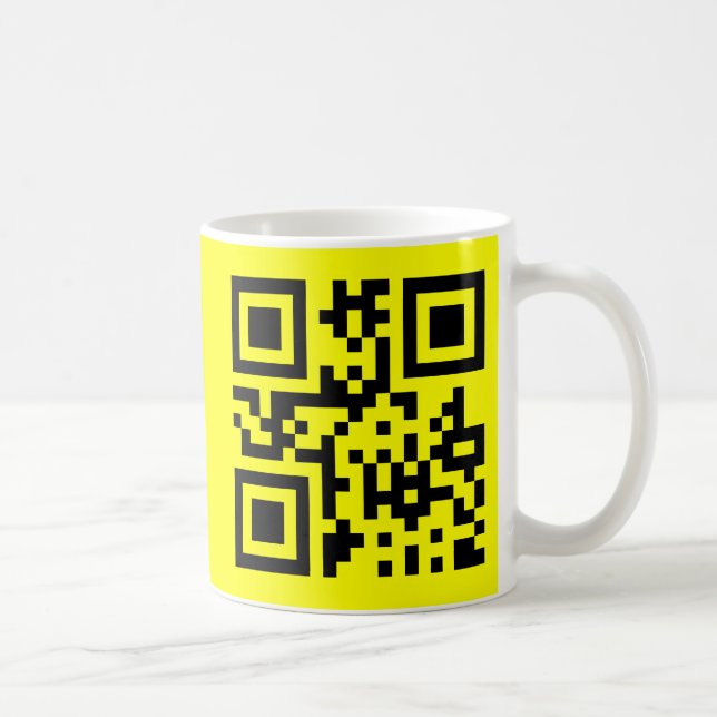 Mug ‹ Joyeux visage souriant Emoji — Code QR (Droite)