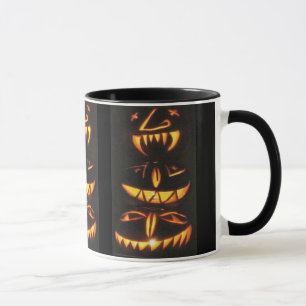 Mug Joyeux visages Jack o'Lantern
