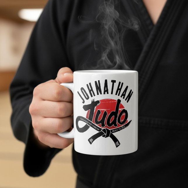 Mug Judo - Ceinture Noire - Soleil Levant (Créateur téléchargé)